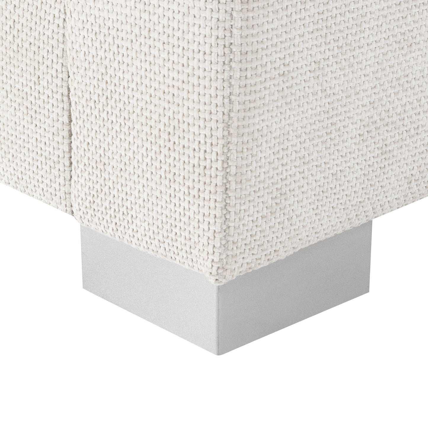 Canapé d'angle Cloud, ensemble de canapé de luxe en forme de L avec 2 coussins offerts, mobilier d'intérieur 4 places en chenille avec méridienne surdimensionnée