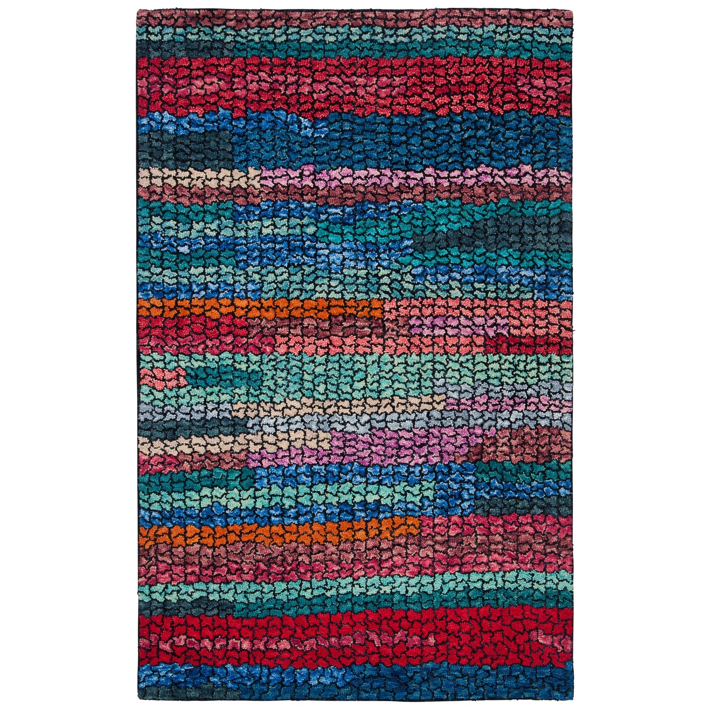 Tapis moderne en laine SAFAVIEH fait main, abstrait, Harmonna