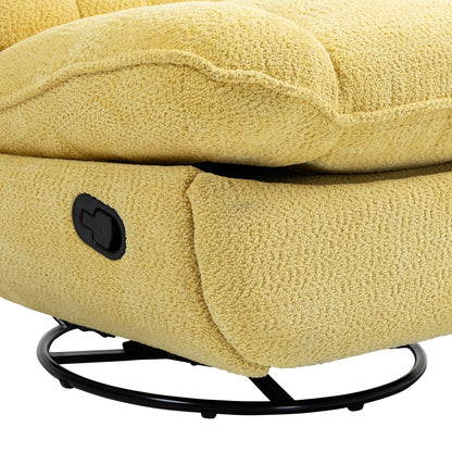 Ensemble de 2 fauteuils inclinables pivotants à 360 degrés