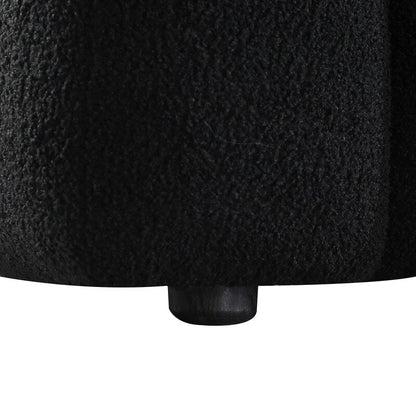 84.3 Luxueux grand canapé Boucle 3 places rembourré Marshmallow avec 2 coussins décoratifs carrés et accoudoir carré