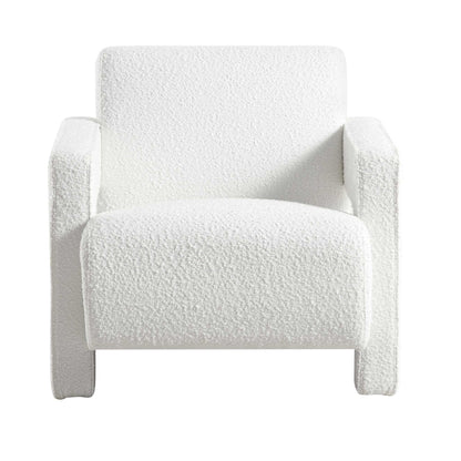 Fauteuil sculptural Brompton, Boucle blanche