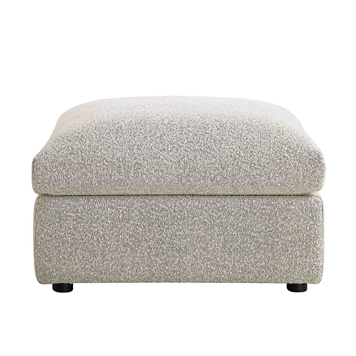 Pouf Boucle Gris Brume Byron