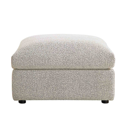 Pouf Boucle Gris Brume Byron
