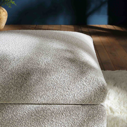 Pouf Boucle Gris Brume Byron