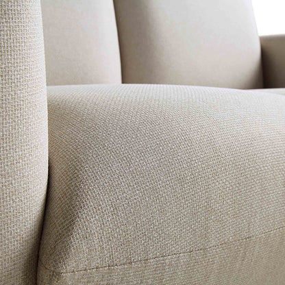 Canapé deux places Gianni, tissu tissé beige