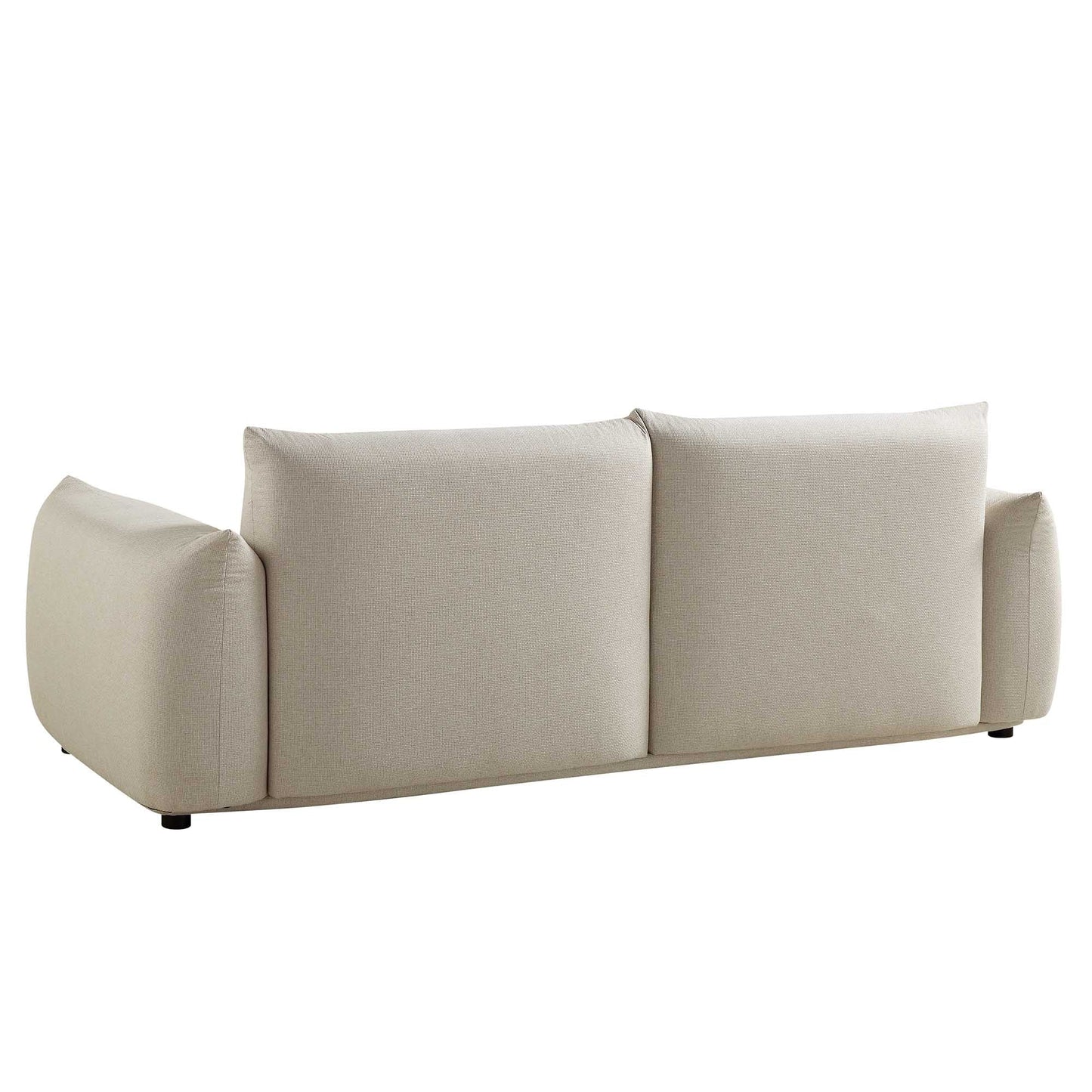 Canapé trois places Gianni, tissu tissé beige