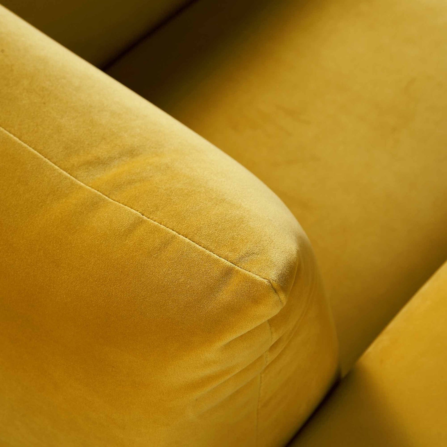 Fauteuil Gianni, velours Goldenrod