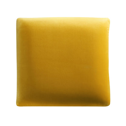 Pouf Gianni, velours verge d'or