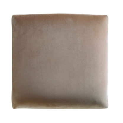 Pouf Gianni, velours de vison