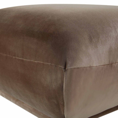 Pouf Gianni, velours de vison