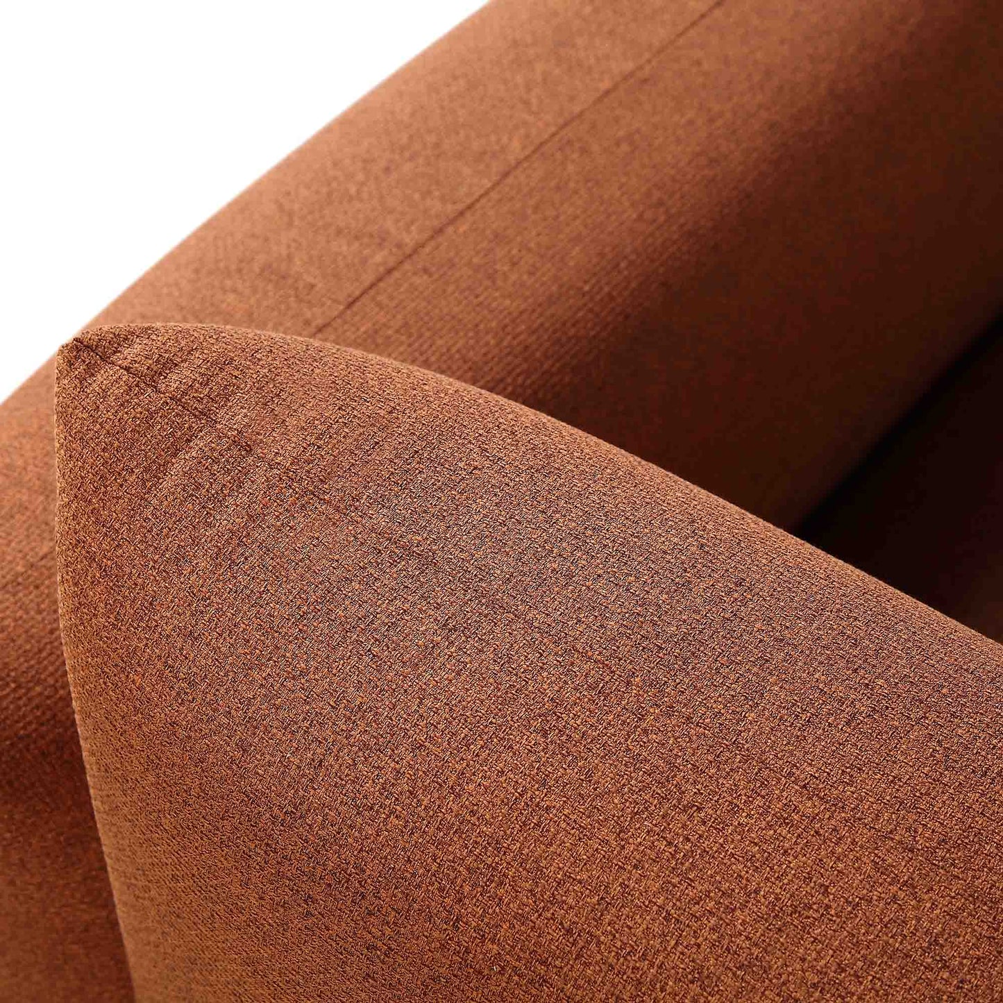 Fauteuil Gianni, tissu terracotta