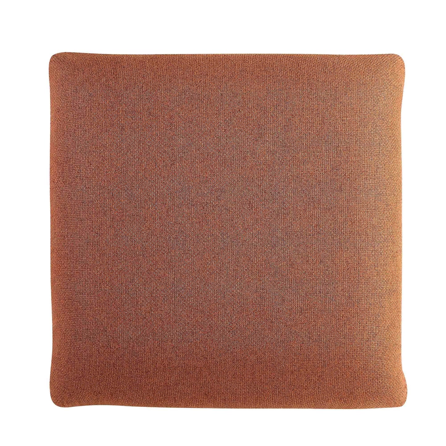 Pouf Gianni, tissu terre cuite