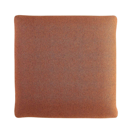 Pouf Gianni, tissu terre cuite