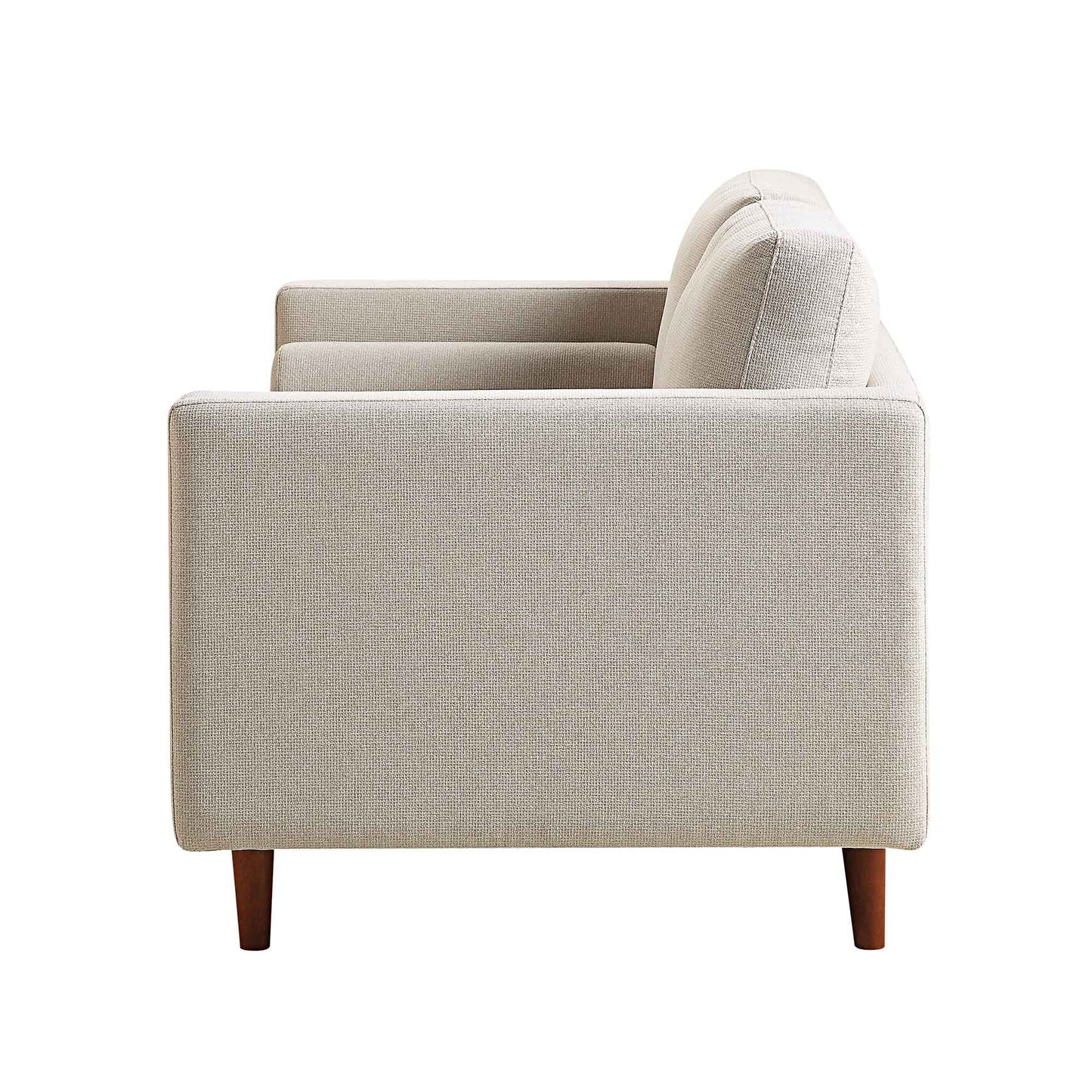 Canapé 2 places Henrietta, tissu tissé beige