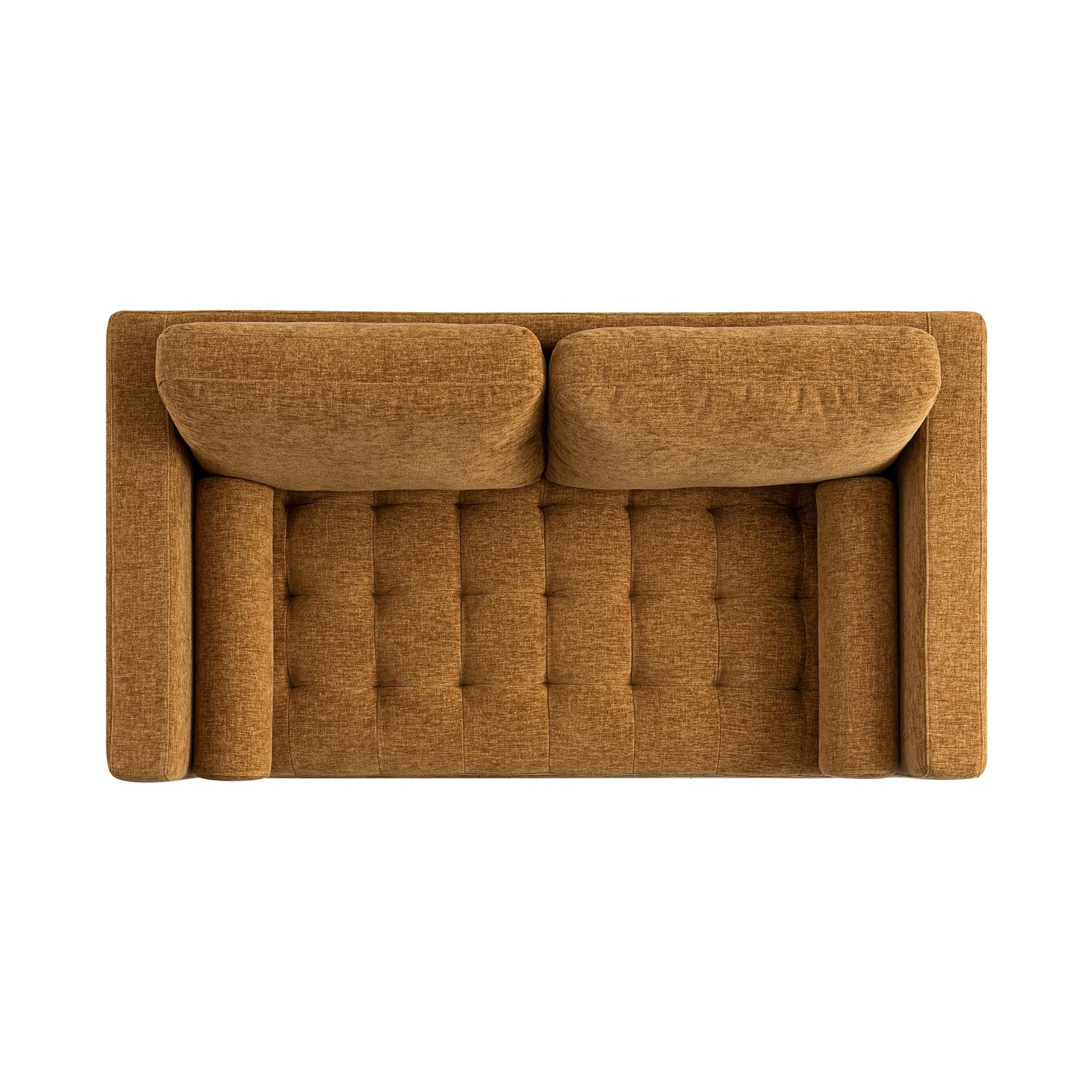 Canapé 2 places Henrietta, chenille miel épicé