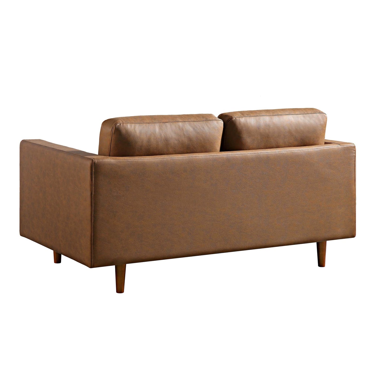 Canapé 2 places Henrietta, simili-daim beige
