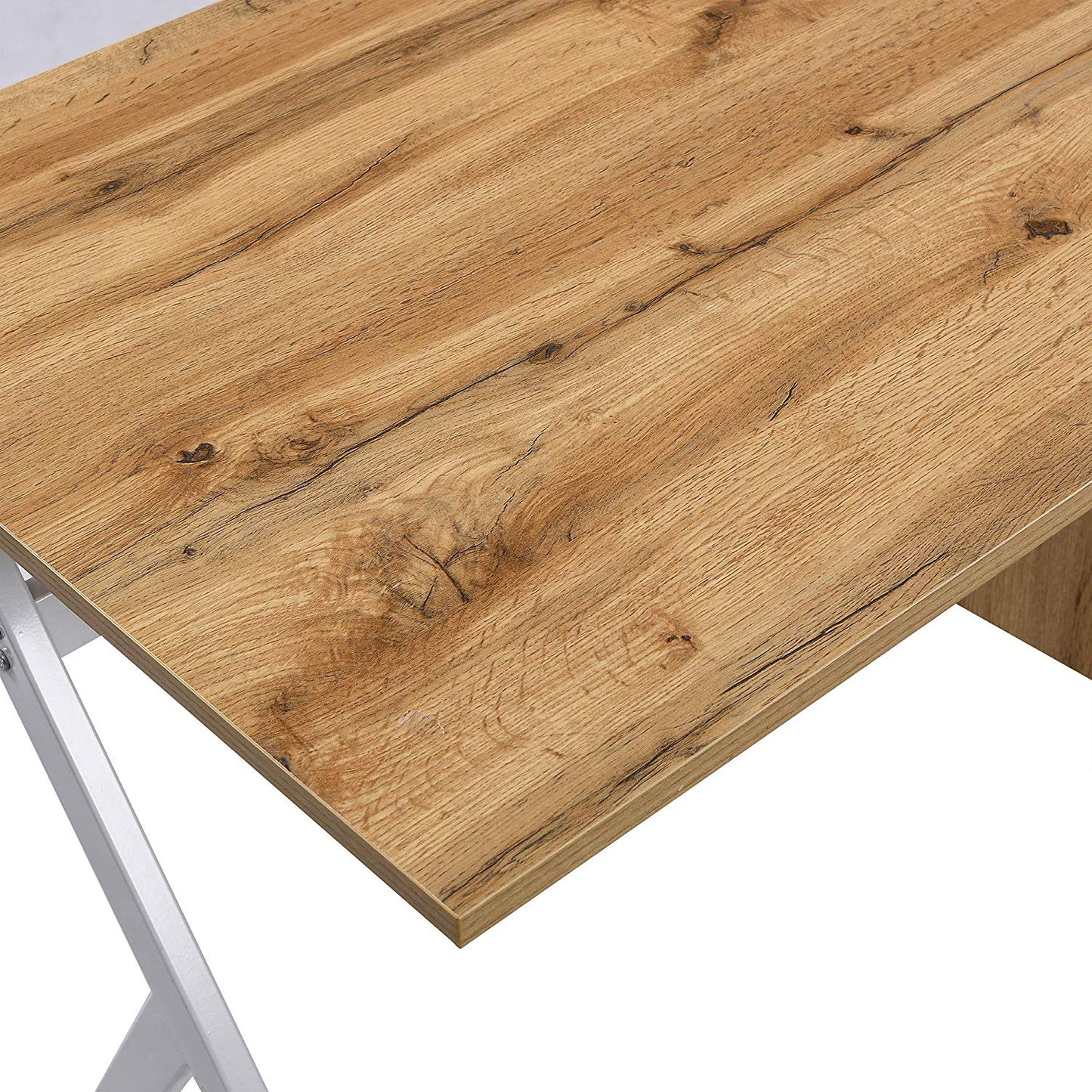 Bureau en chêne Sion avec tiroir et placard