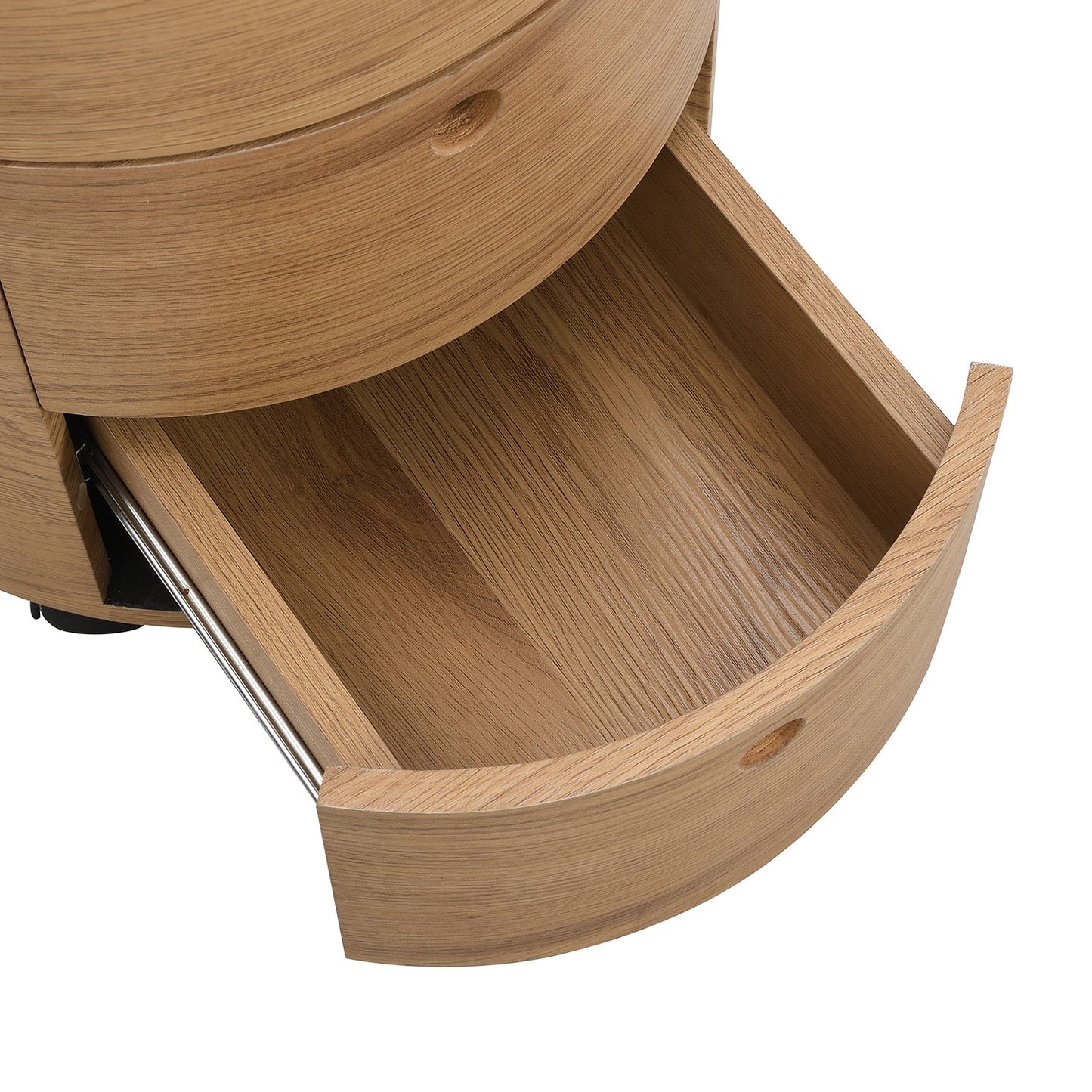 Table de chevet DOLIO Drum Chest 3 tiroirs en chêne
