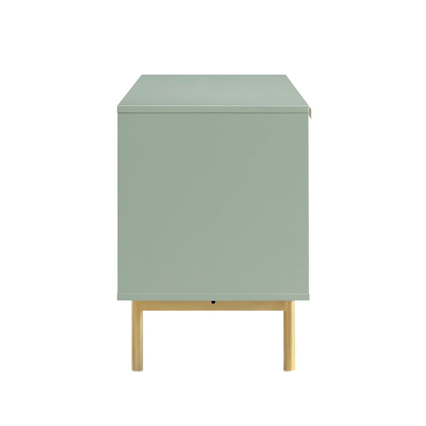 Meuble TV Richmond Ridged, vert sauge mat