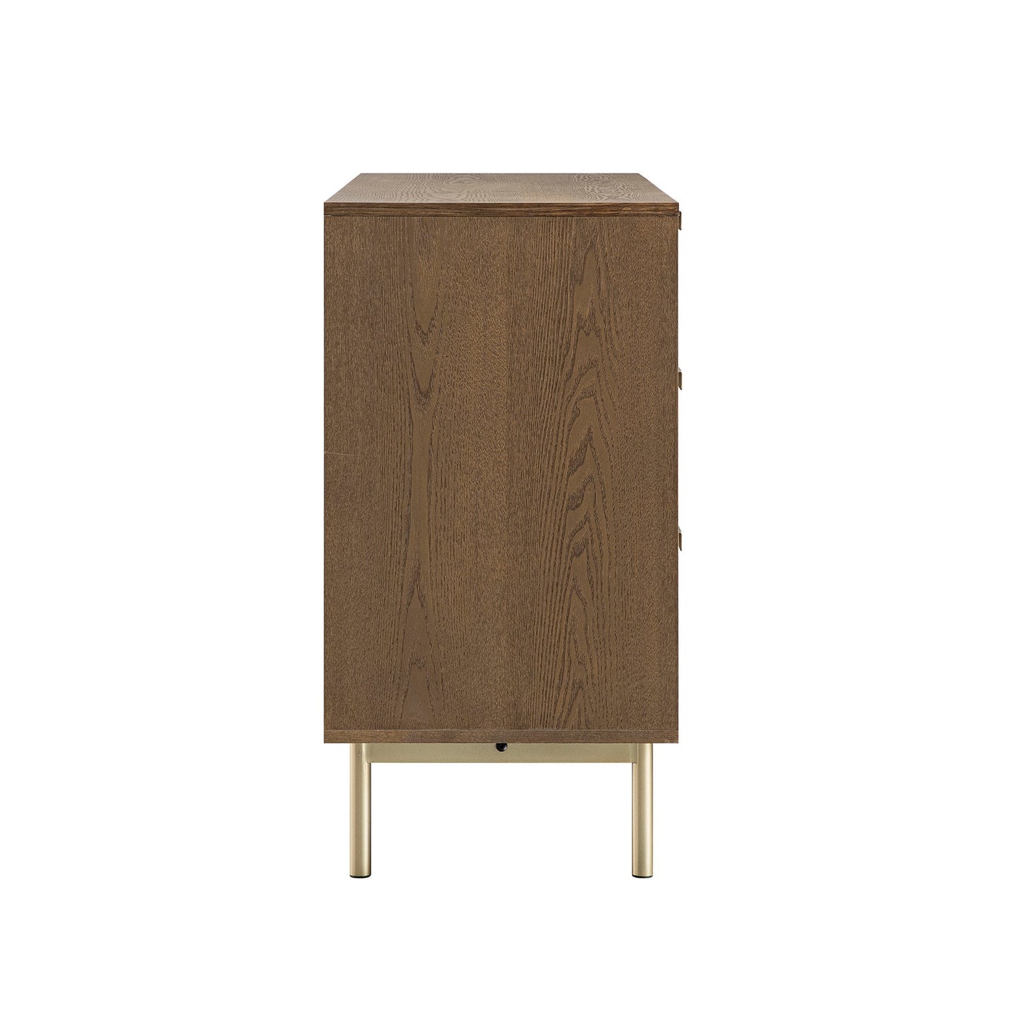 Commode large Richmond Ridged à 6 tiroirs, frêne foncé