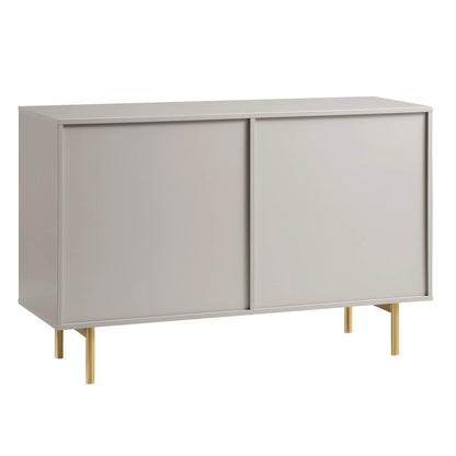 Commode large Richmond Ridged à 6 tiroirs, taupe mat