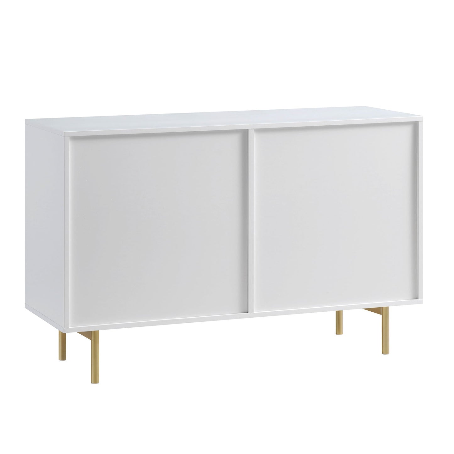 Commode large Richmond Ridged à 6 tiroirs, blanc mat