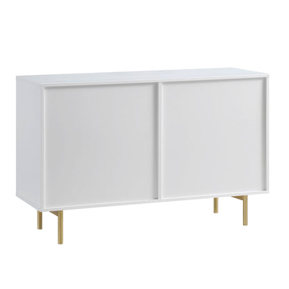 Commode large Richmond Ridged à 6 tiroirs, blanc mat