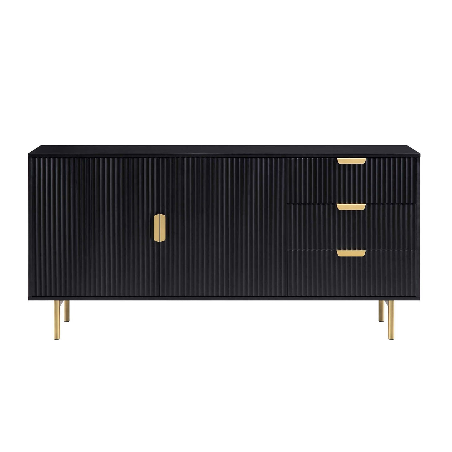 Buffet Richmond Ridged, grand format, noir mat