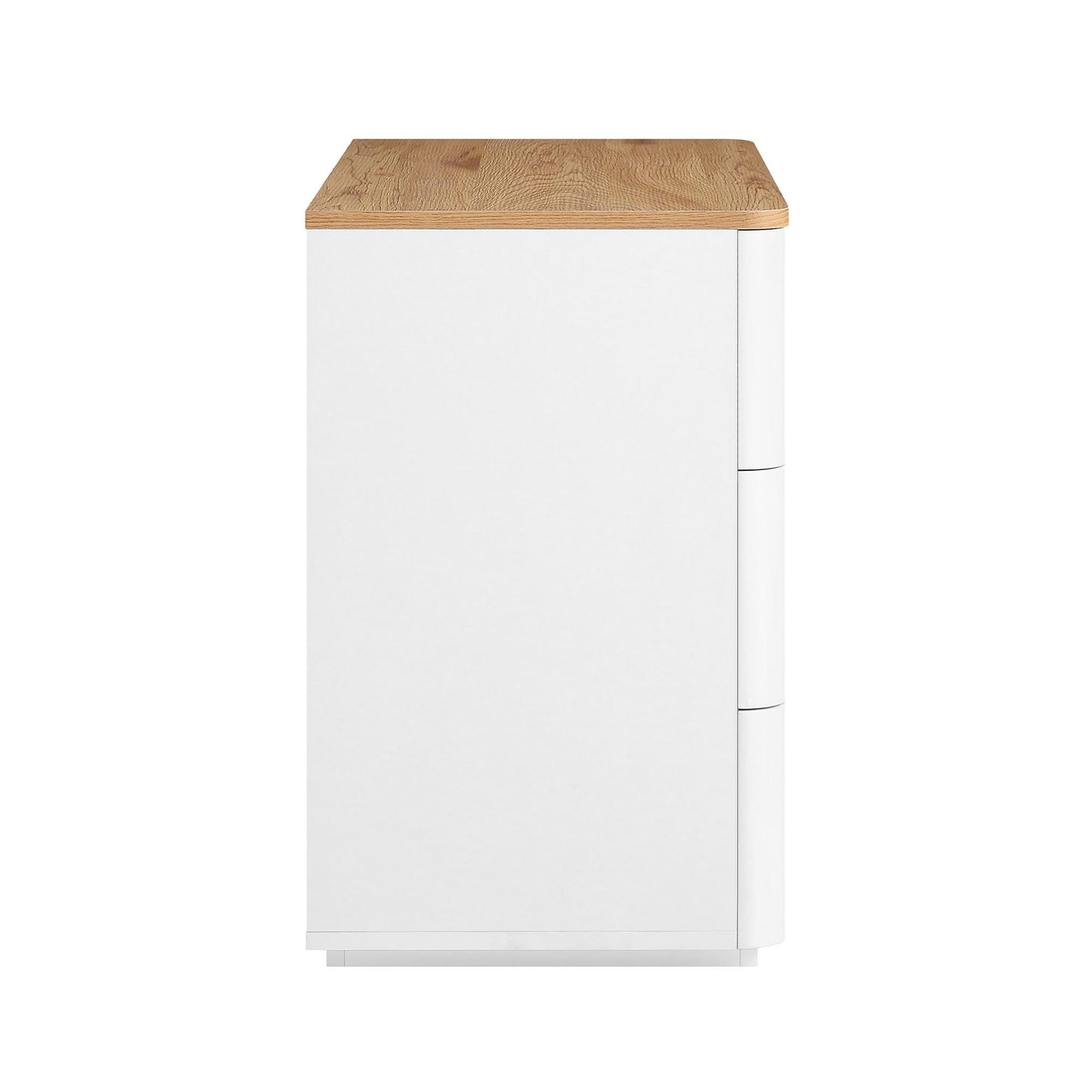 Commode 3 tiroirs à bords incurvés Agnes