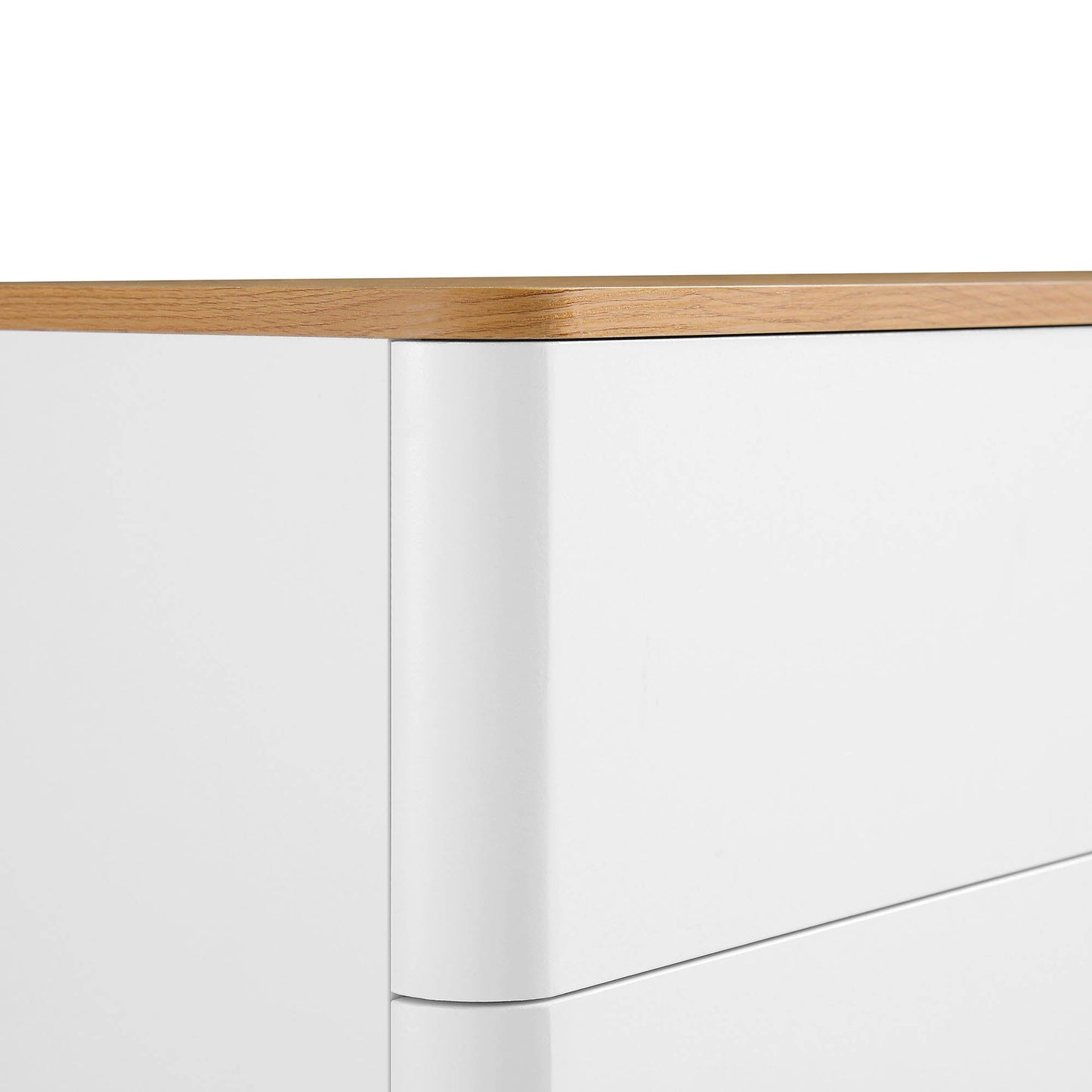 Commode 3 tiroirs à bords incurvés Agnes