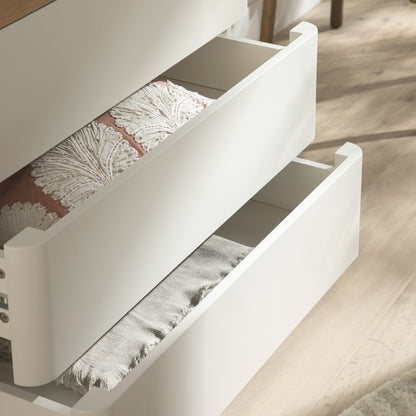 Commode 3 tiroirs à bords incurvés Agnes
