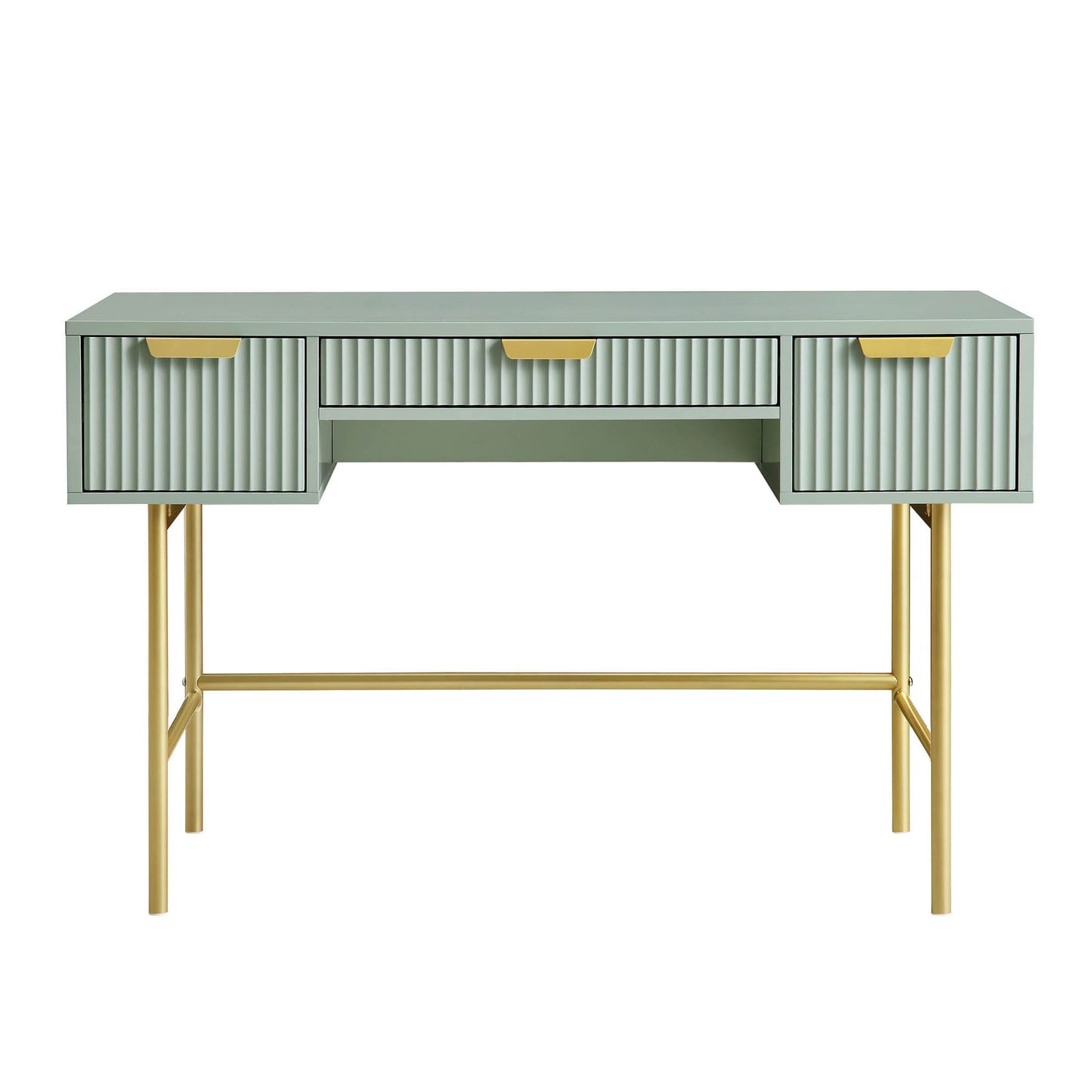 Coiffeuse Richmond Ridged, vert sauge mat