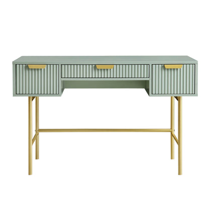 Coiffeuse Richmond Ridged, vert sauge mat