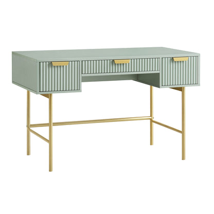 Coiffeuse Richmond Ridged, vert sauge mat