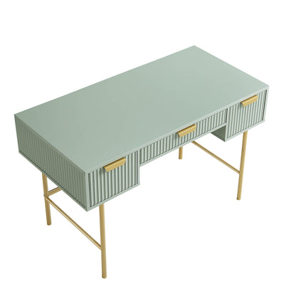 Coiffeuse Richmond Ridged, vert sauge mat