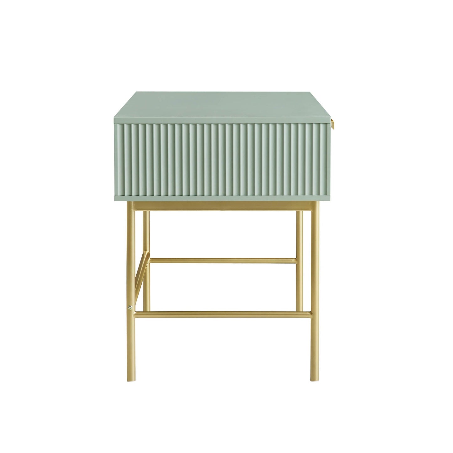 Coiffeuse Richmond Ridged, vert sauge mat