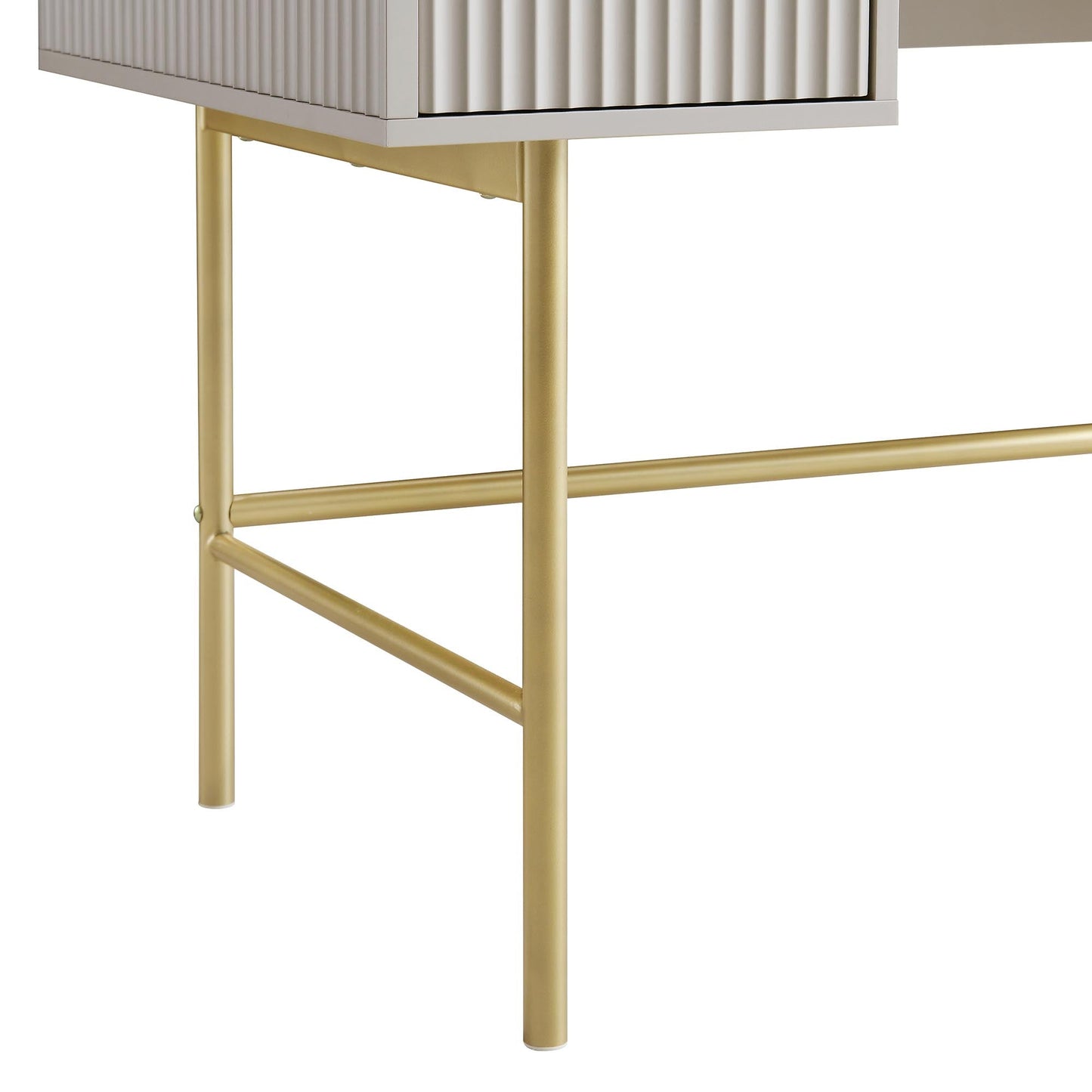 Coiffeuse Richmond Ridged, taupe mat