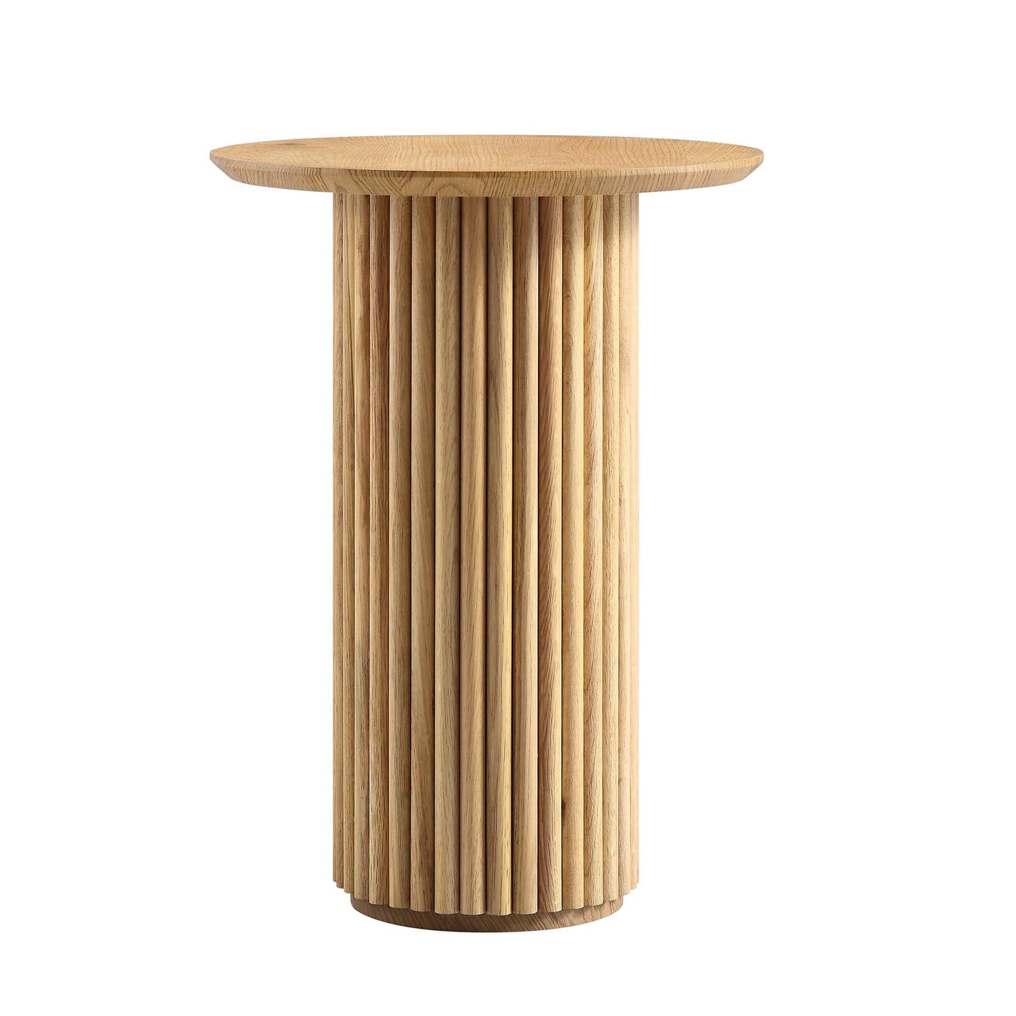Table d'appoint ronde en chêne Maru, chêne