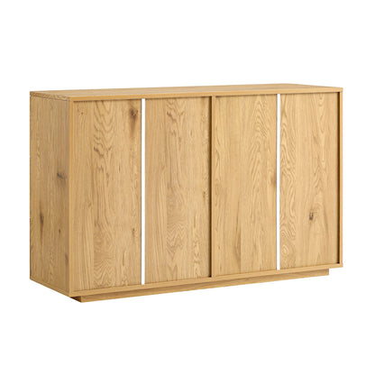 Commode 6 tiroirs à bords incurvés Agnes, naturel
