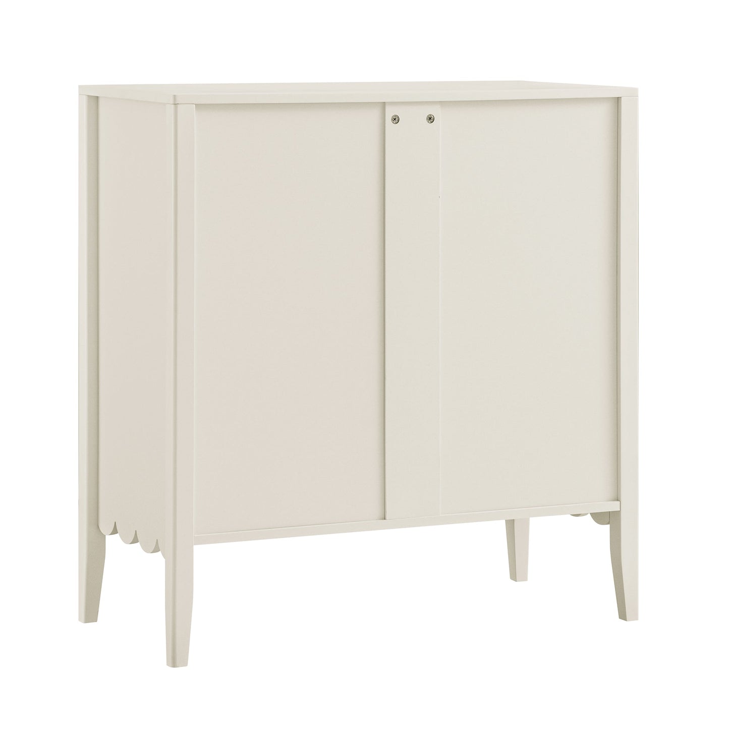 Commode 3 tiroirs Henley à bords festonnés, sable clair