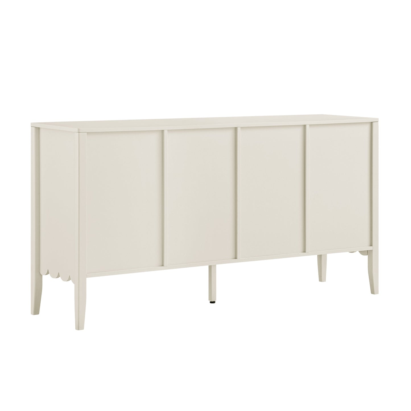 Buffet Henley à bords festonnés, 59 po de large, sable clair