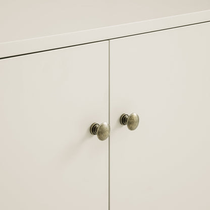 Buffet Henley à bords festonnés, 59 po de large, sable clair