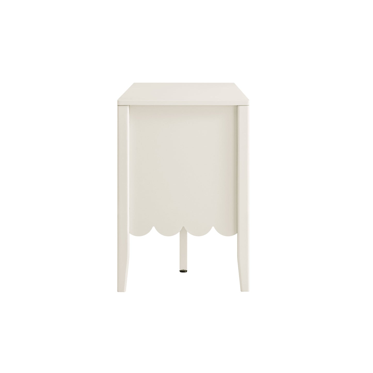 Meuble TV Henley à bords festonnés, 59 po de large, sable clair