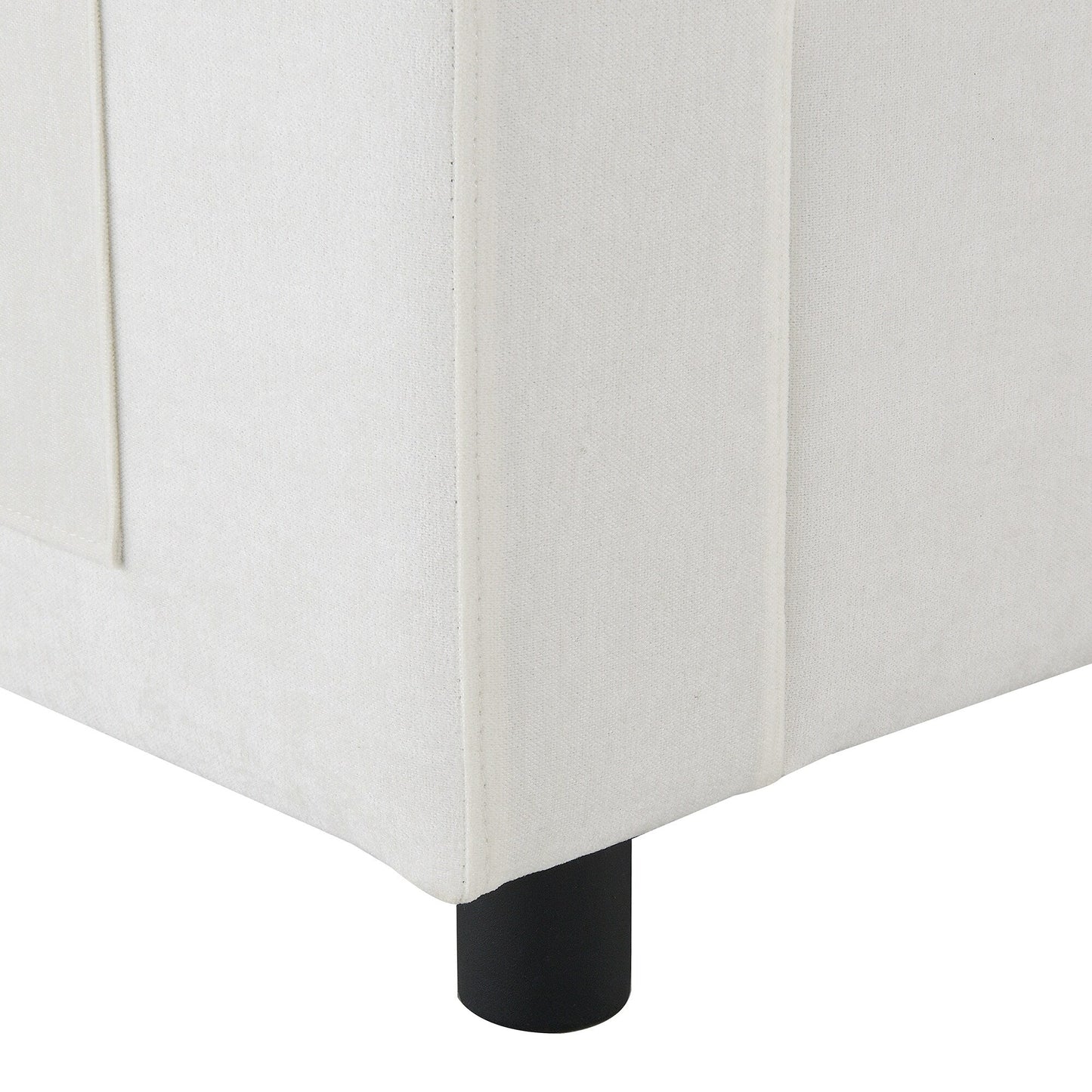 Canapé modulaire sectionnel en chenille avec poches de rangement, ensemble de canapé en U 5 places avec coussins, canapé Cloud avec 2 poufs amovibles