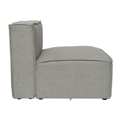 Canapé sectionnel modulaire contemporain sans accoudoirs - 36,75 P x 28,25 L x 28 H