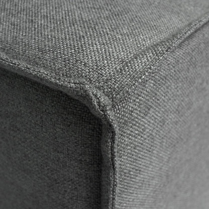 Canapé sectionnel modulaire contemporain, chaise côté droit avec accoudoir
