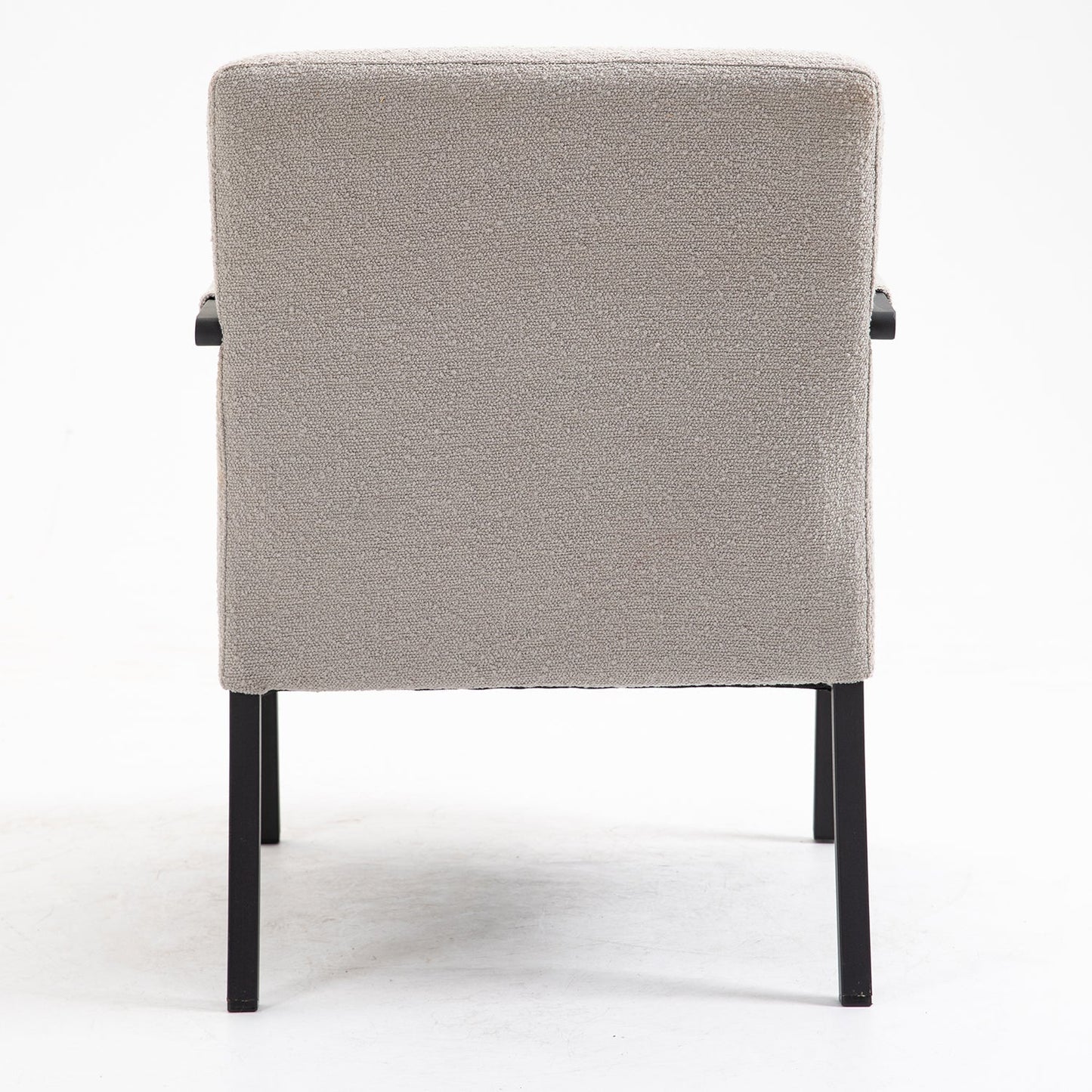 Chaise d'appoint Hatton avec cadre en acier et boucle (gris)