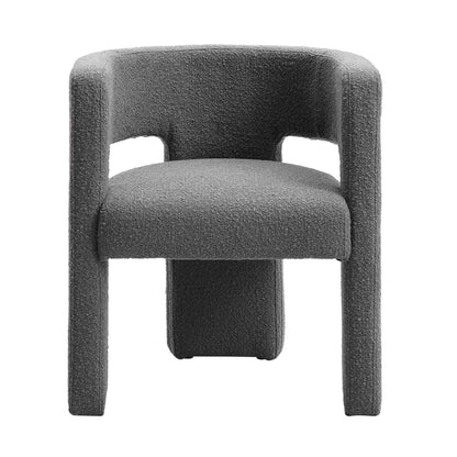 Chaise de salle à manger Greenwich Charcoal Boucle