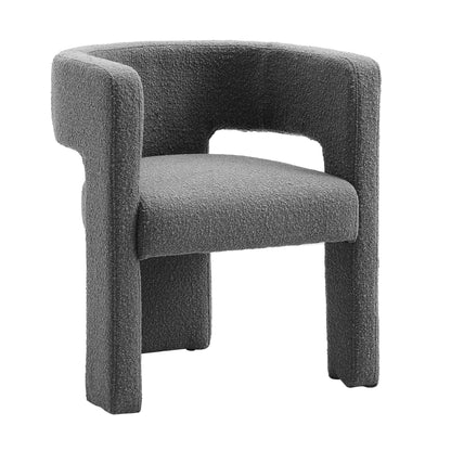 Chaise de salle à manger Greenwich Charcoal Boucle