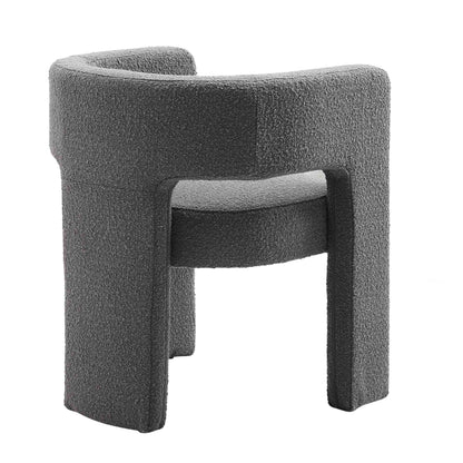 Chaise de salle à manger Greenwich Charcoal Boucle